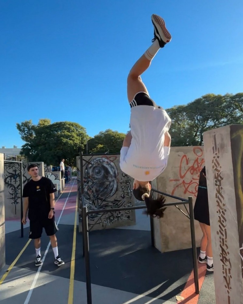 Aldana Andes parti rumbo al Sudamericano de parkour
